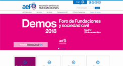 Desktop Screenshot of fundaciones.org